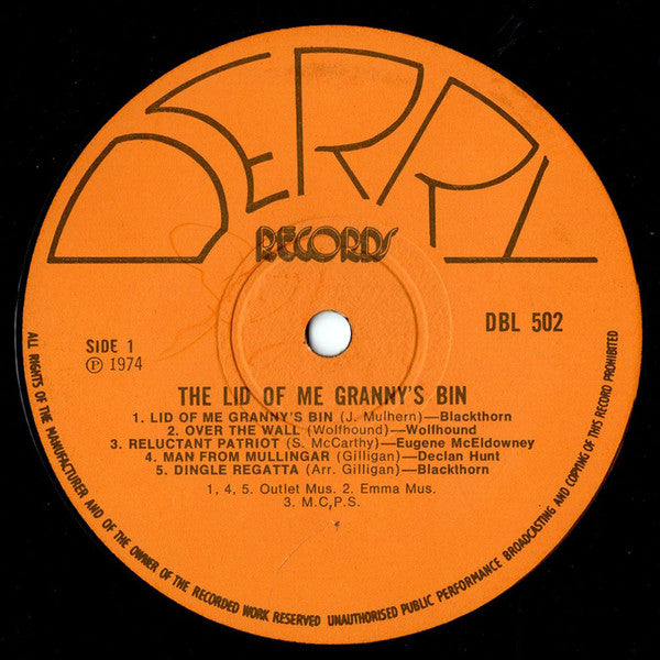 Various : Lid Of Me Granny's Bin (LP, Comp)