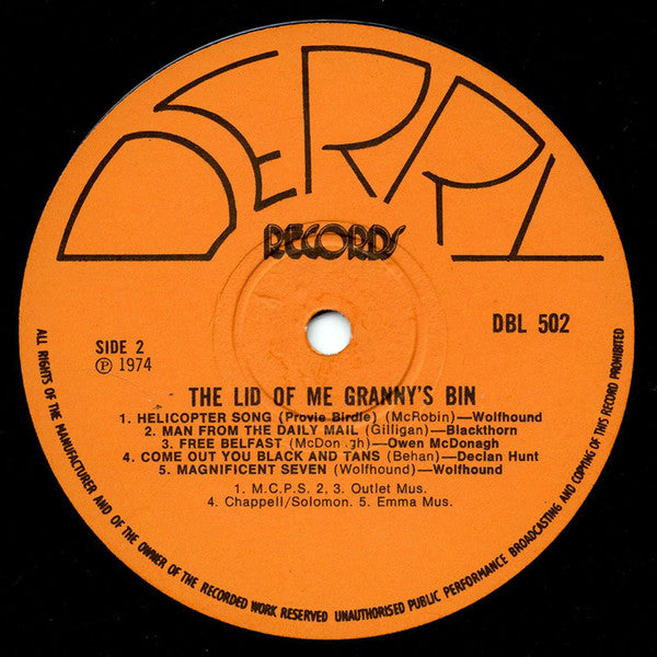 Various : Lid Of Me Granny's Bin (LP, Comp)