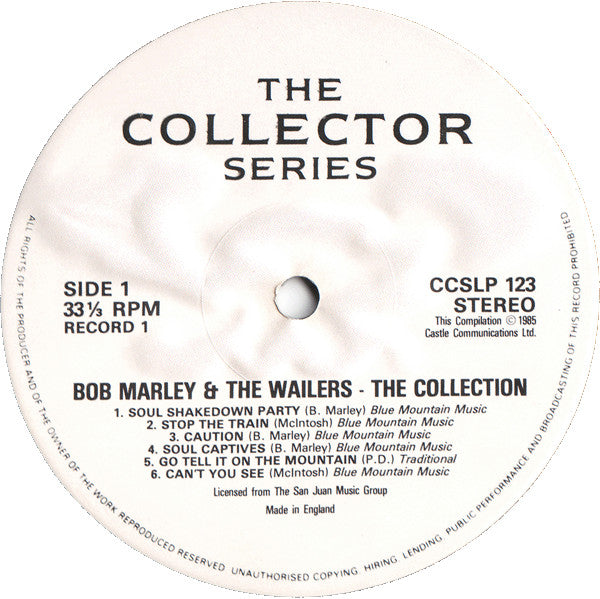 Bob Marley & The Wailers : The Collection (2xLP, Comp, Gat)