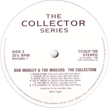 Bob Marley & The Wailers : The Collection (2xLP, Comp, Gat)