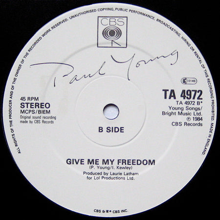 Paul Young : Everything Must Change (Special Extended Mix) (12", Single)
