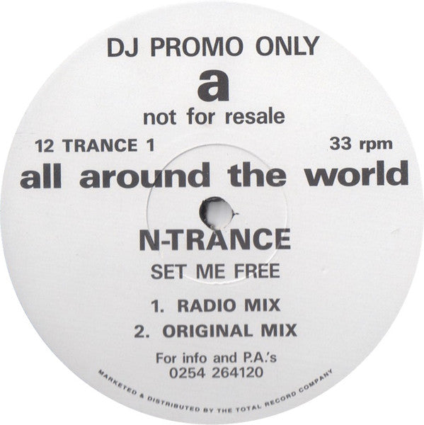 N-Trance : Set Me Free (12", Promo)