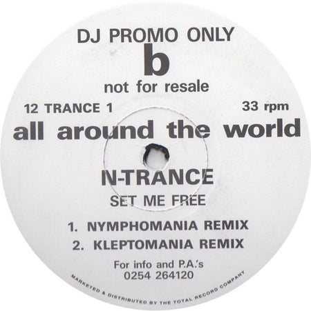 N-Trance : Set Me Free (12", Promo)