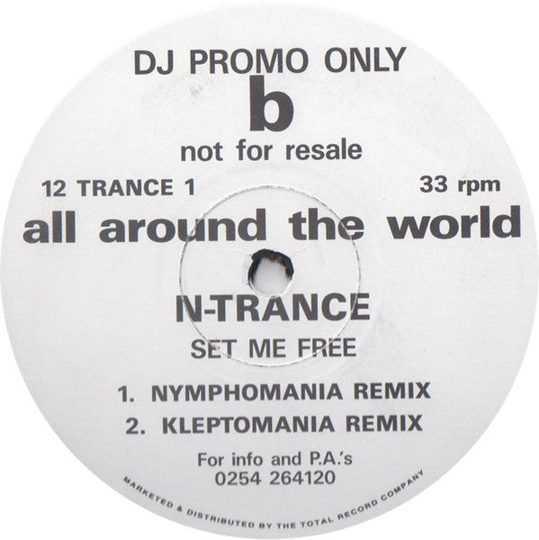 N-Trance : Set Me Free (12", Promo)