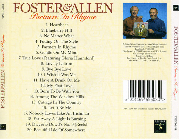 Foster & Allen : Partners In Rhyme (CD, Album)