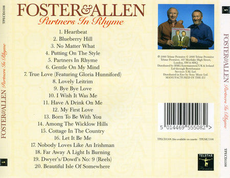 Foster & Allen : Partners In Rhyme (CD, Album)