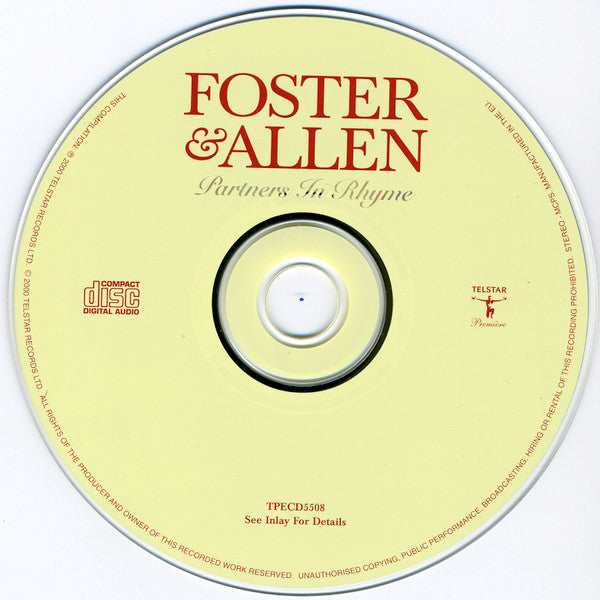 Foster & Allen : Partners In Rhyme (CD, Album)