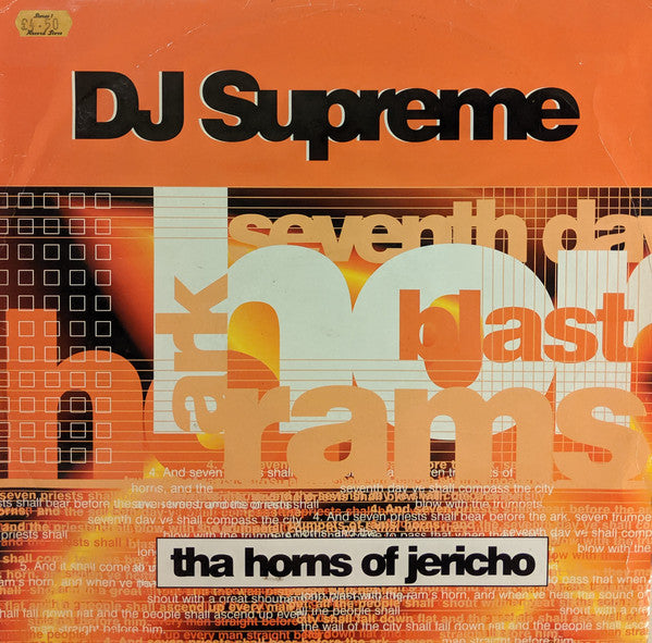 DJ Supreme : Tha Horns Of Jericho (12")