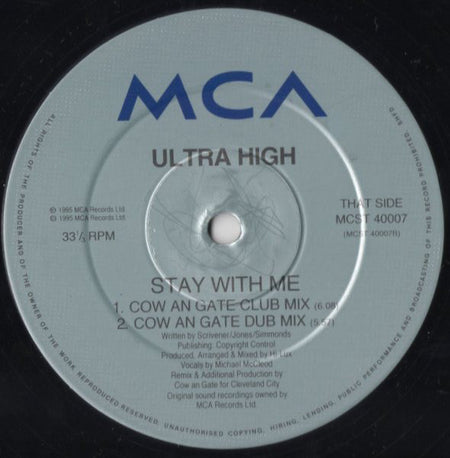 Ultra High : Stay With Me (12", Single)