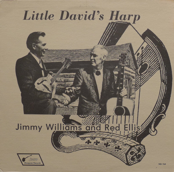 Jim Williams (5) And Red Ellis : Little David's Harp (LP, Album)