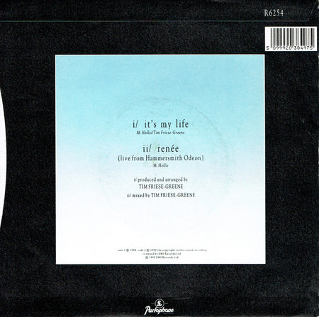 Talk Talk : It's My Life (7", Single, RE, Sil)