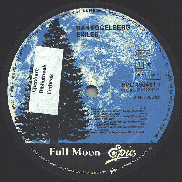 Dan Fogelberg : Exiles (LP, Album)