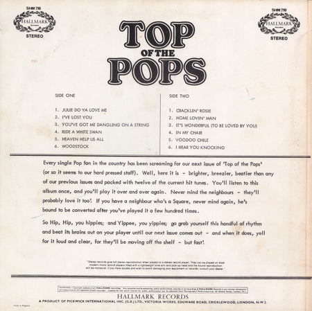 The Top Of The Poppers : Top Of The Pops Vol. 14 (LP, Album)