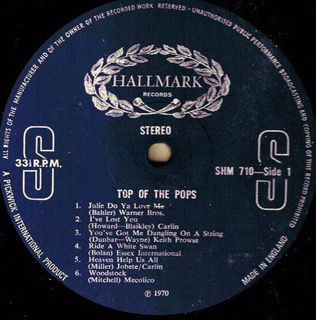 The Top Of The Poppers : Top Of The Pops Vol. 14 (LP, Album)