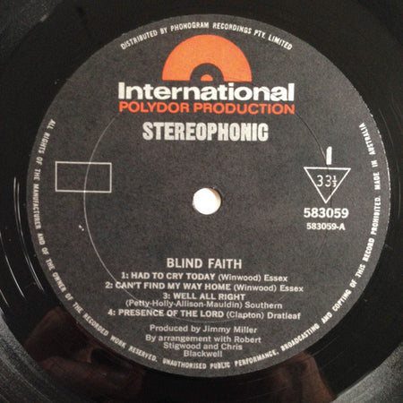 Blind Faith (2) : Blind Faith (LP, Album)