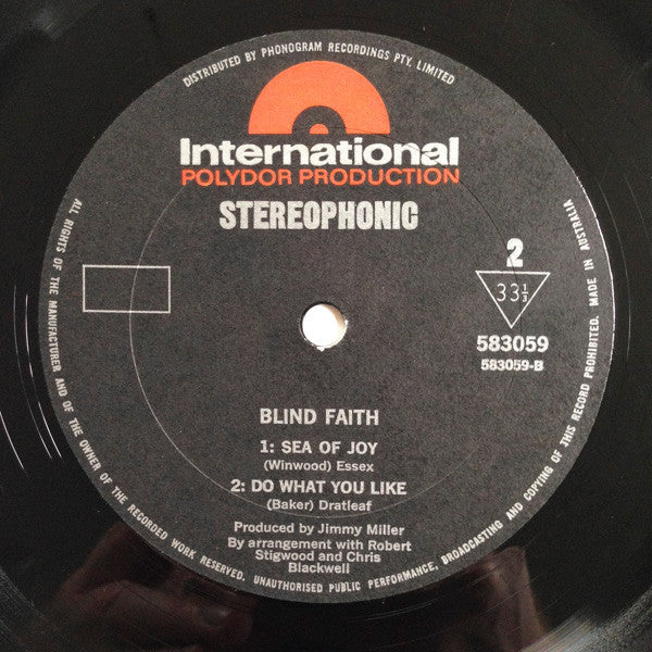 Blind Faith (2) : Blind Faith (LP, Album)