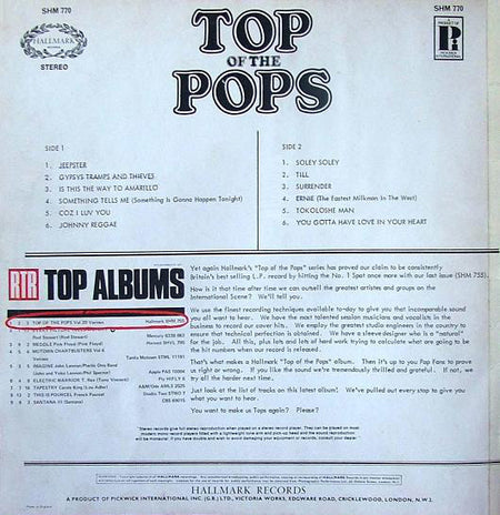 Various : Top Of The Pops Vol. 21 (LP, Album)