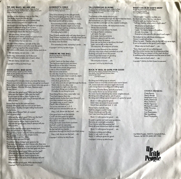 Up With People : People Are The Energy (LP, Album)