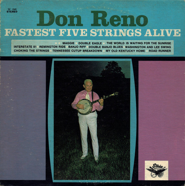 Don Reno : Fastest Five Strings Alive (LP, RE, Blu)