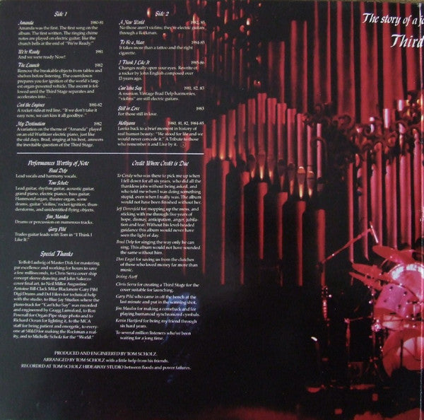 Boston : Third Stage (LP, Album)