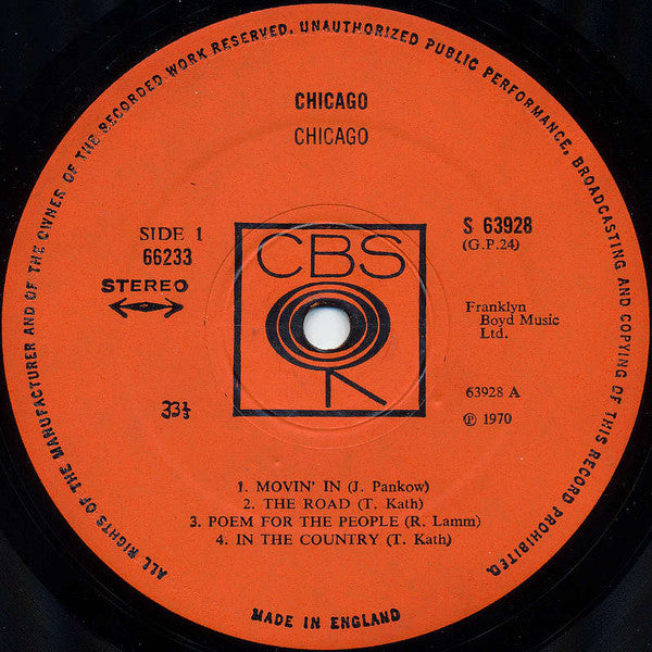 Chicago (2) : Chicago (2xLP, Album, Gat)
