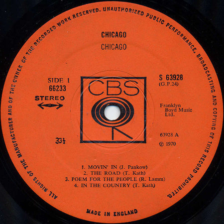 Chicago (2) : Chicago (2xLP, Album, Gat)