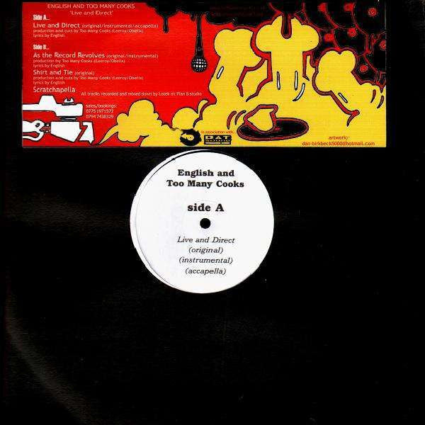 English And Too Many Cooks (2) : Live And Direct (12")