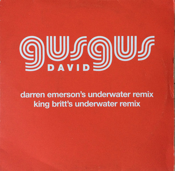 Gus Gus* : David (12", Ltd, Promo, Red)