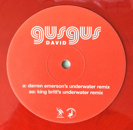 Gus Gus* : David (12", Ltd, Promo, Red)