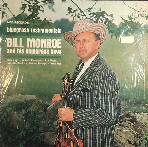 Bill Monroe And His Blue Grass Boys* : Bluegrass Instrumentals (LP, Comp, RE)