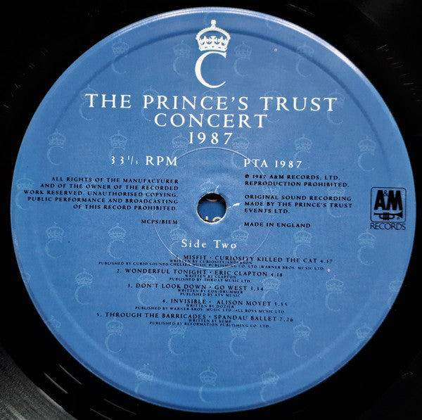 Various : The Prince's Trust Concert 1987 (2xLP)