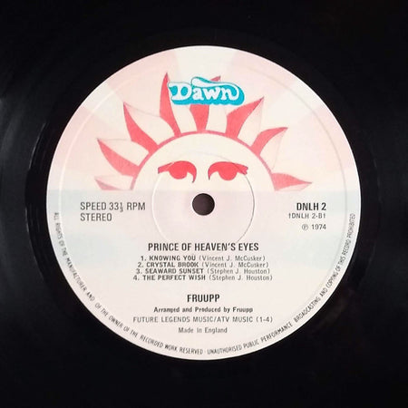 Fruupp : The Prince Of Heaven's Eyes (LP, Album, Gat)