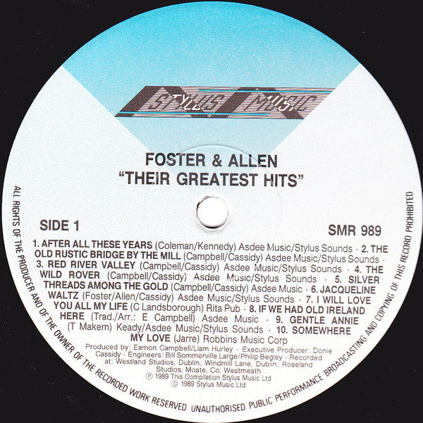 Foster & Allen : The Magic Of Foster & Allen - Their Greatest Hits (2xLP, Comp)