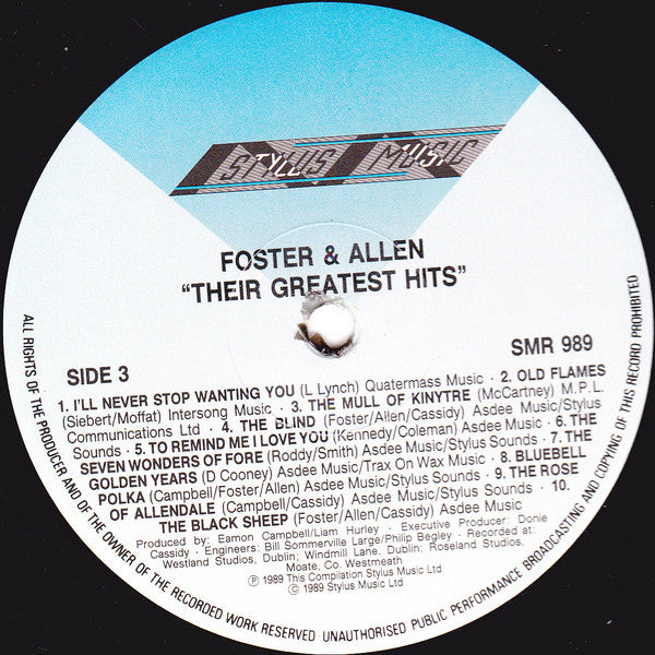 Foster & Allen : The Magic Of Foster & Allen - Their Greatest Hits (2xLP, Comp)