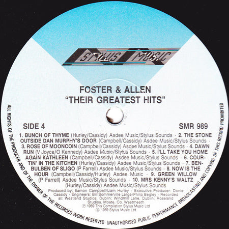 Foster & Allen : The Magic Of Foster & Allen - Their Greatest Hits (2xLP, Comp)