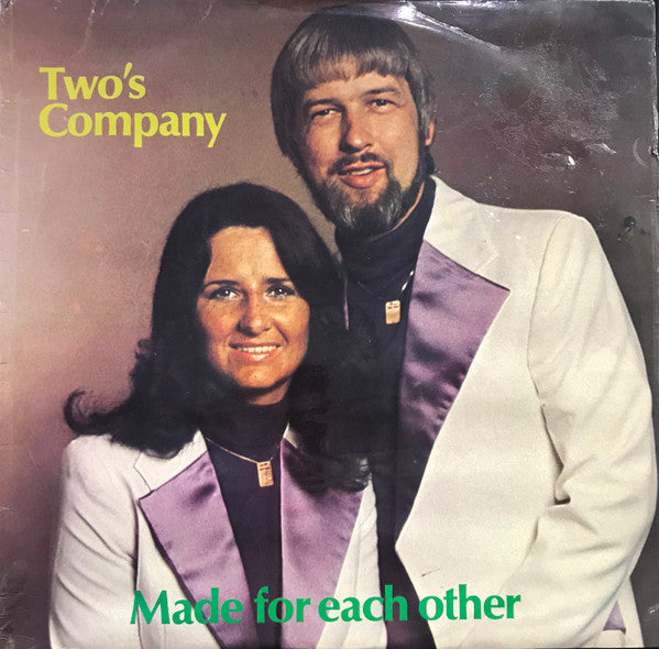 Two's Company (6) : Made For Each Other (LP, Album)