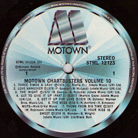 Various : Motown Chartbusters Vol.10 (LP, Album, Comp)