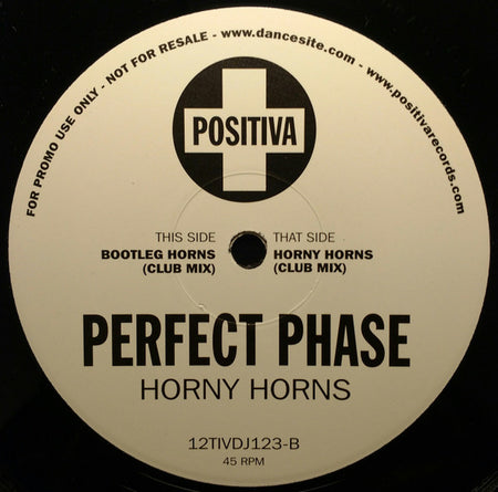 Perfect Phase : Horny Horns (12", Promo)