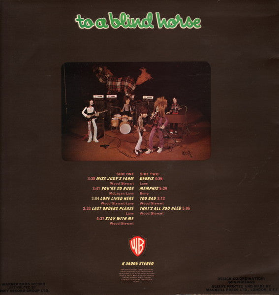 Faces (3) : A Nod's As Good As A Wink...To A Blind Horse (LP, Album)