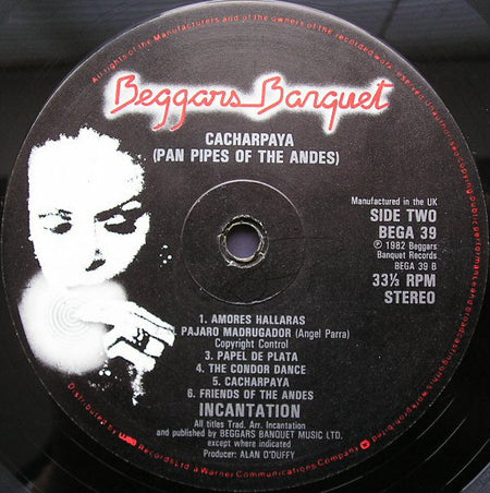 Incantation (2) : Cacharpaya (Panpipes Of The Andes) (LP, Album)