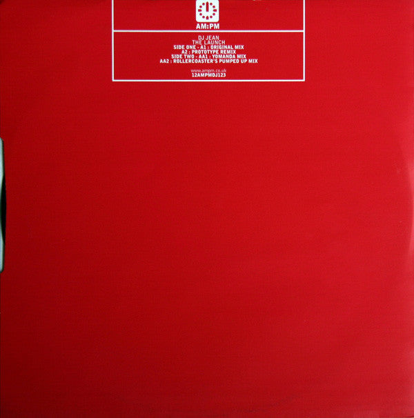 DJ Jean : The Launch (12", Promo)