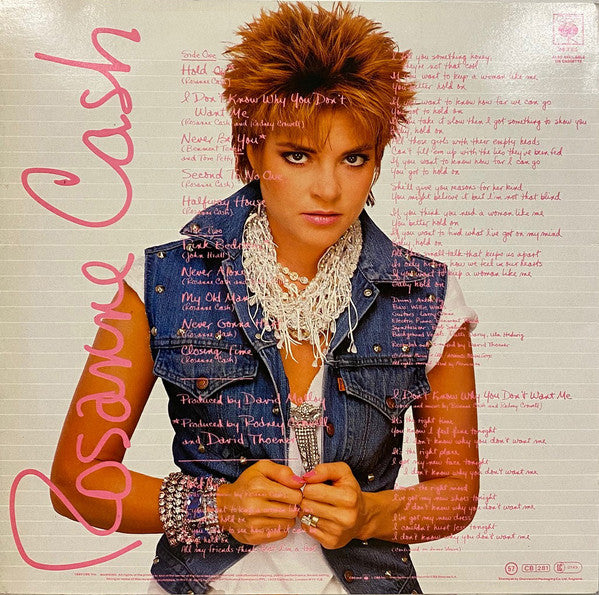 Rosanne Cash : Rhythm And Romance (LP, Album)