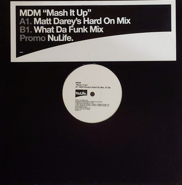 MDM : Mash It Up (12", Promo)