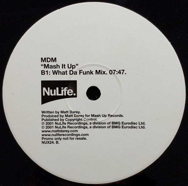 MDM : Mash It Up (12", Promo)