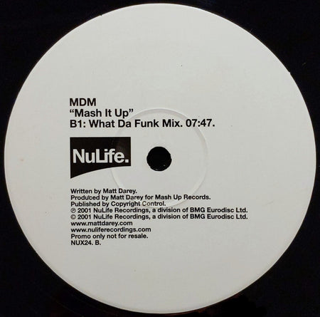 MDM : Mash It Up (12", Promo)