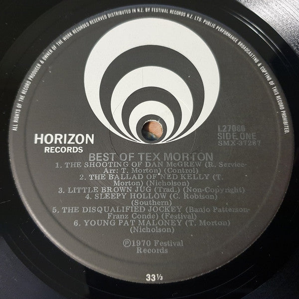 Tex Morton (2) : The Best Of Tex Morton (LP, Comp, RE)