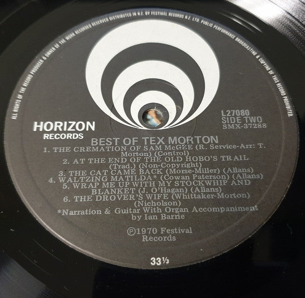 Tex Morton (2) : The Best Of Tex Morton (LP, Comp, RE)