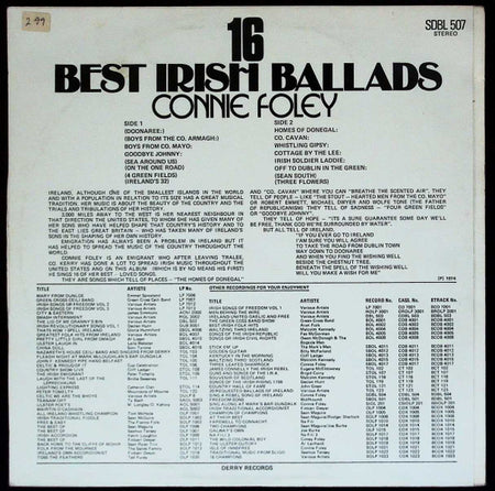 Connie Foley : 16 Best Irish Ballads (LP, Album)