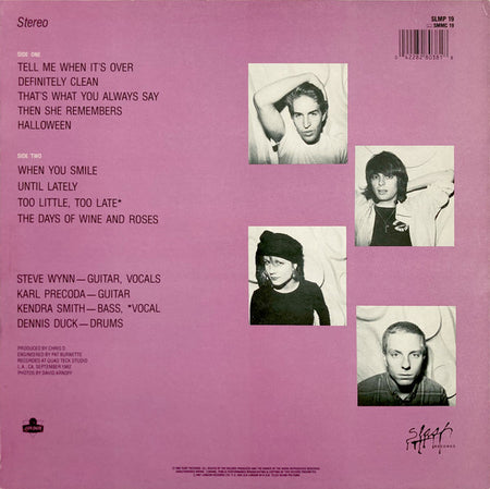 The Dream Syndicate : The Days Of Wine And Roses (LP, Album, RE)