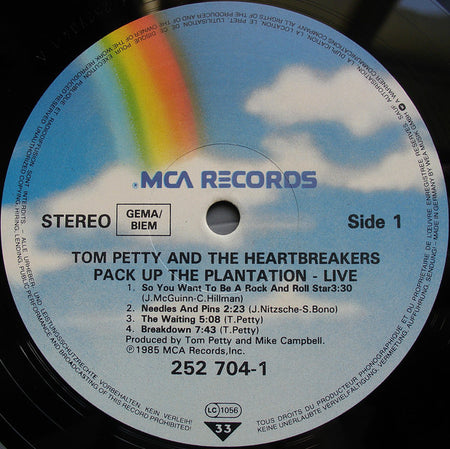 Tom Petty And The Heartbreakers : Pack Up The Plantation - Live ! (2xLP, Album)
